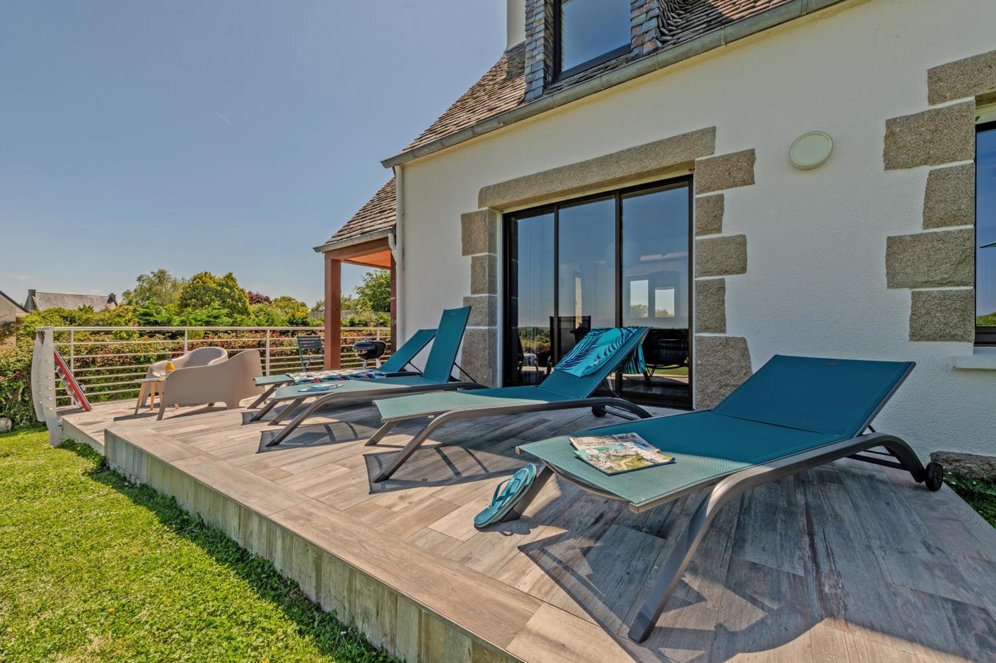 Villa - Vue Mer - 800M De La Plage Locquirec Exterior photo