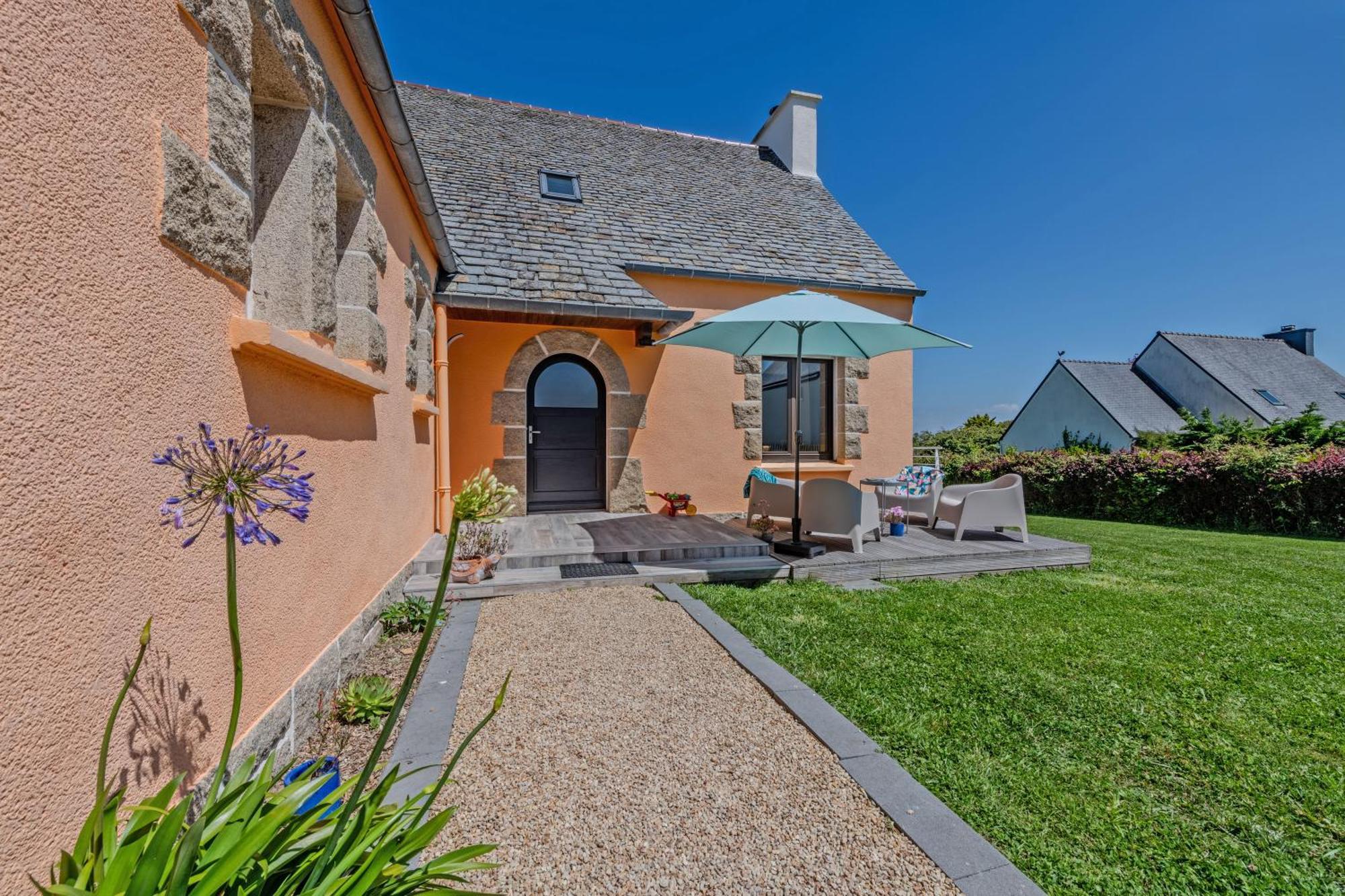 Villa - Vue Mer - 800M De La Plage Locquirec Exterior photo